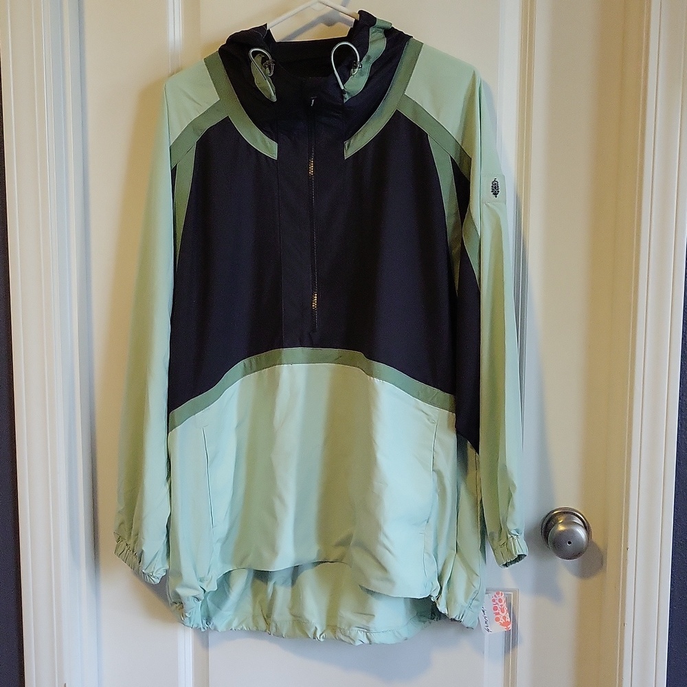Free People Like The Wind Anorak In Cactus Green S NWT - Picture 13 of 14